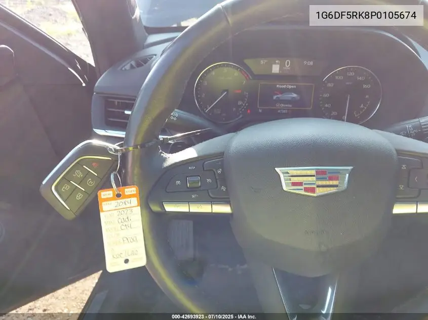 2023 Cadillac Ct4 Premium Luxury VIN: 1G6DF5RK8P0105674 Lot: 42693923