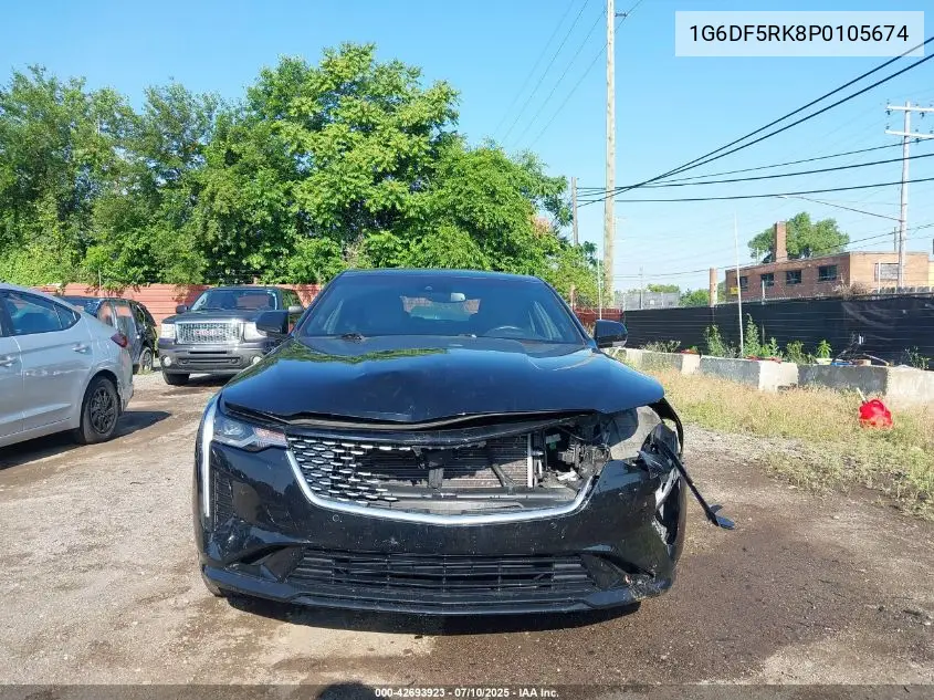 2023 Cadillac Ct4 Premium Luxury VIN: 1G6DF5RK8P0105674 Lot: 42693923