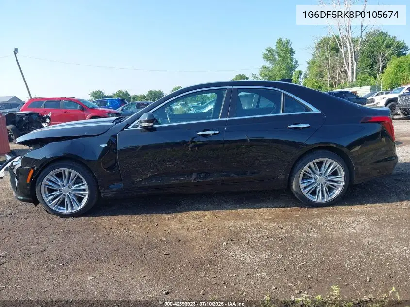 2023 Cadillac Ct4 Premium Luxury VIN: 1G6DF5RK8P0105674 Lot: 42693923
