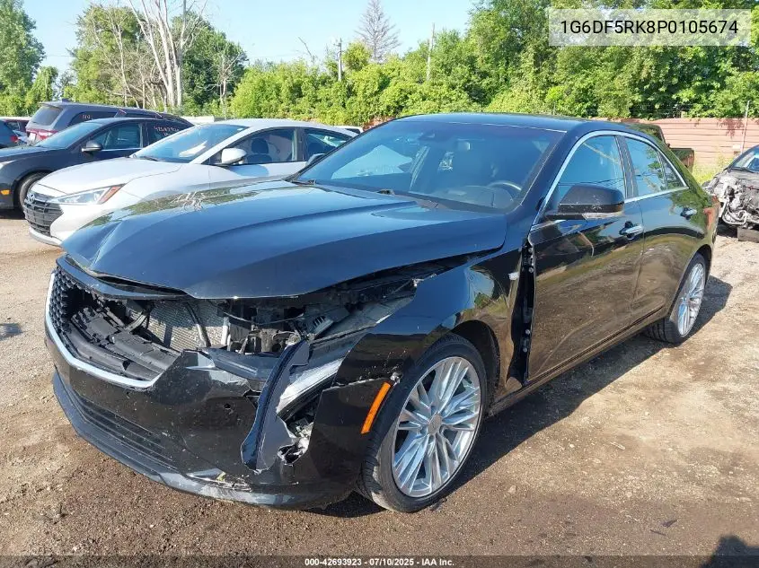 2023 Cadillac Ct4 Premium Luxury VIN: 1G6DF5RK8P0105674 Lot: 42693923