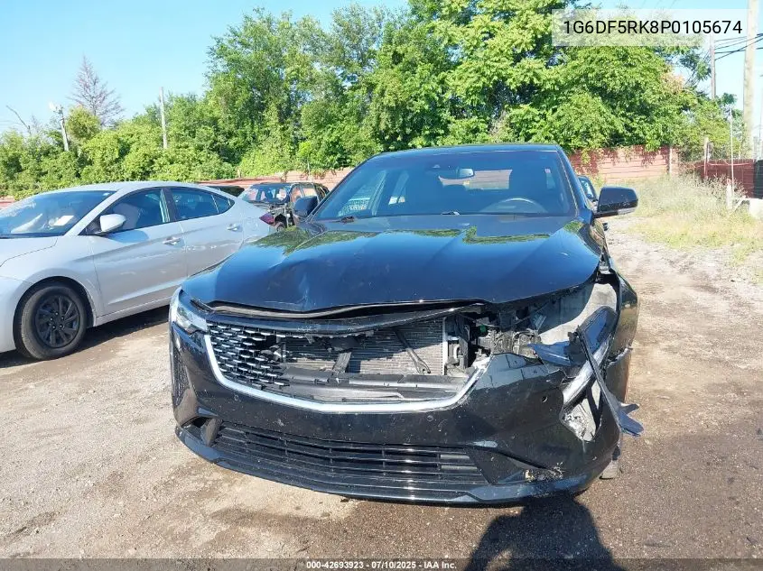 2023 Cadillac Ct4 Premium Luxury VIN: 1G6DF5RK8P0105674 Lot: 42693923