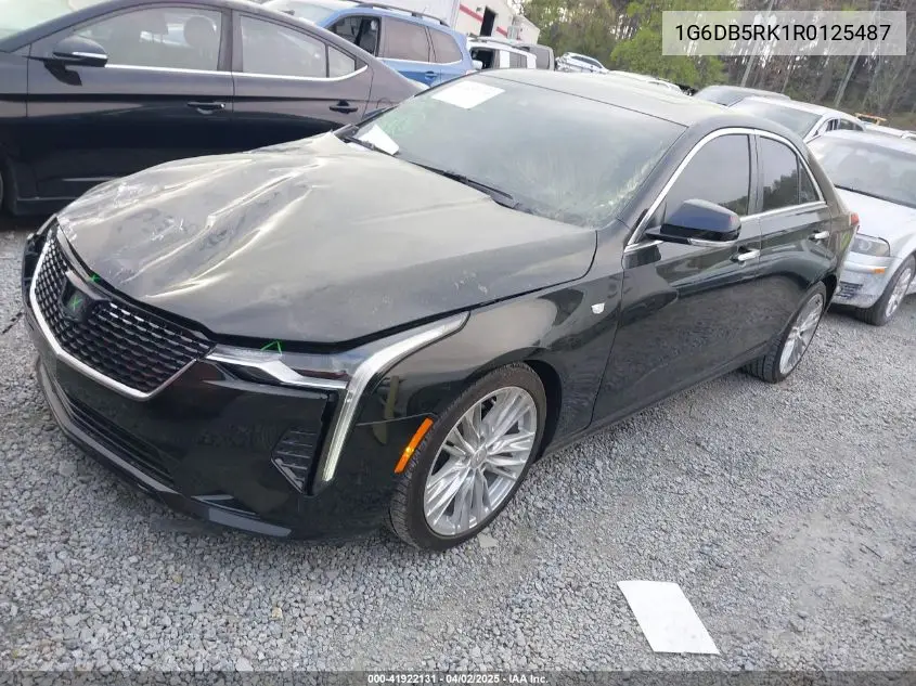 2024 Cadillac Ct4 Premium Luxury VIN: 1G6DB5RK1R0125487 Lot: 41922131