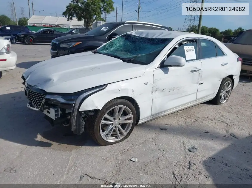 2024 Cadillac Ct4 Luxury VIN: 1G6DA5RK2R0124982 Lot: 42075299