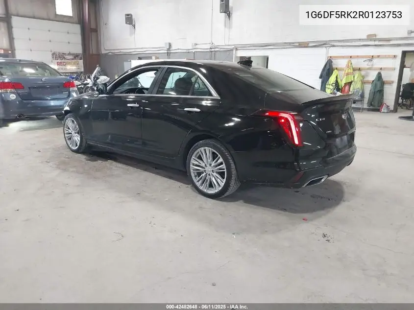 2024 Cadillac Ct4 Premium Luxury VIN: 1G6DF5RK2R0123753 Lot: 42482648