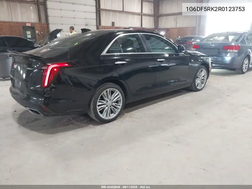 2024 Cadillac Ct4 Premium Luxury VIN: 1G6DF5RK2R0123753 Lot: 42482648