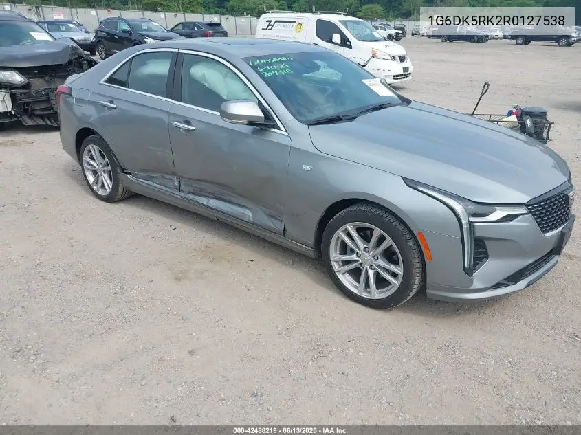 2024 Cadillac Ct4 Luxury VIN: 1G6DK5RK2R0127538 Lot: 42488219