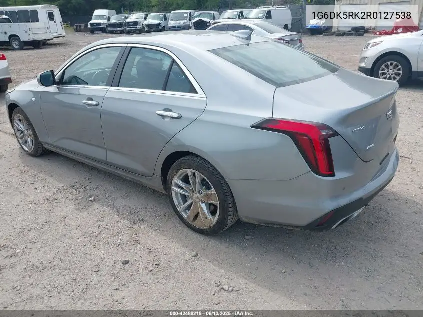 2024 Cadillac Ct4 Luxury VIN: 1G6DK5RK2R0127538 Lot: 42488219