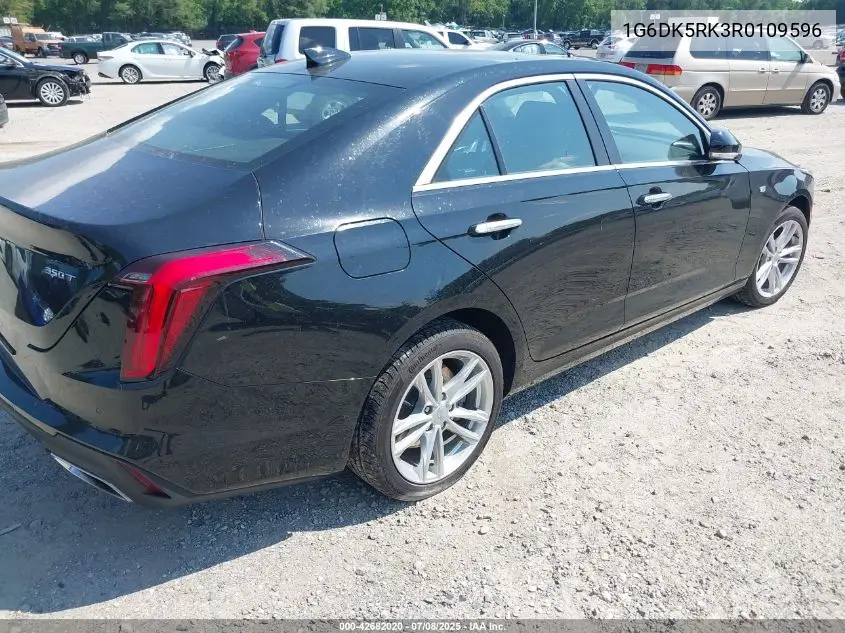 2024 Cadillac Ct4 Luxury VIN: 1G6DK5RK3R0109596 Lot: 42682020
