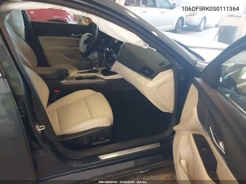 2025 Cadillac Ct4 Premium Luxury Rwd VIN: 1G6DF5RK0S0111364 Lot: 42649782
