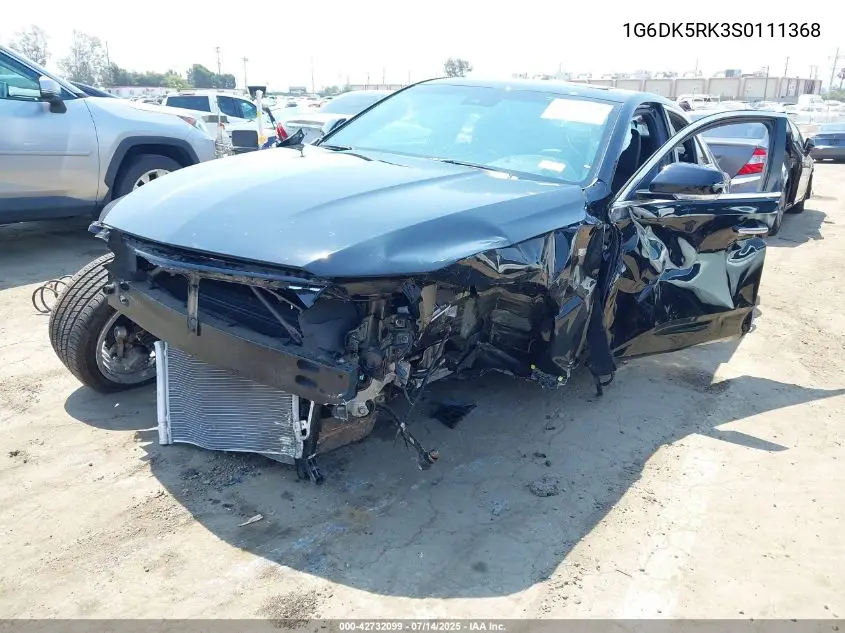 2025 Cadillac Ct4 Luxury Rwd VIN: 1G6DK5RK3S0111368 Lot: 42732099