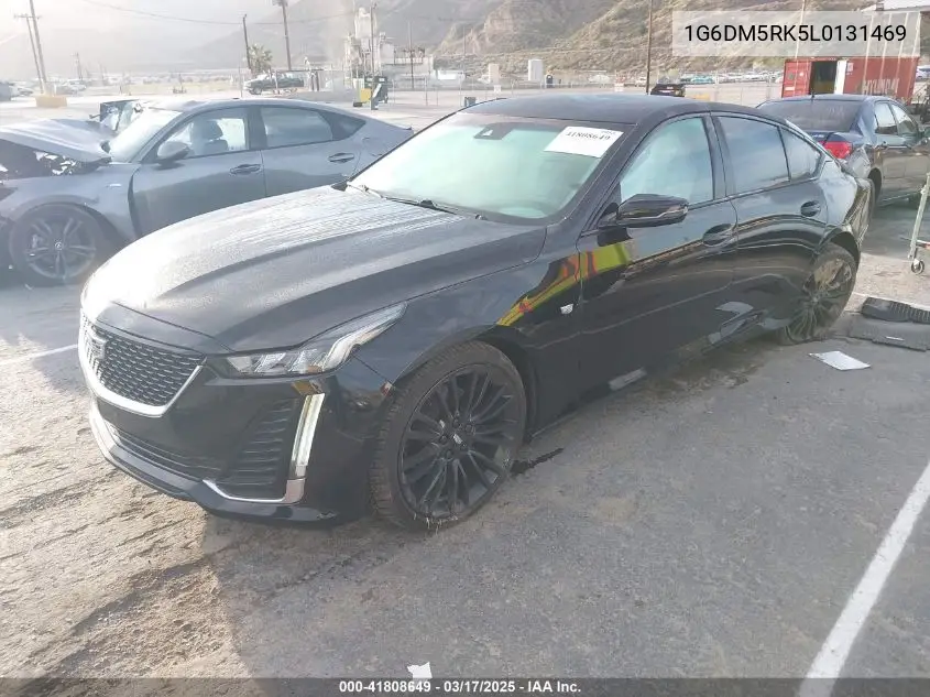 2020 Cadillac Ct5 Luxury VIN: 1G6DM5RK5L0131469 Lot: 41808649