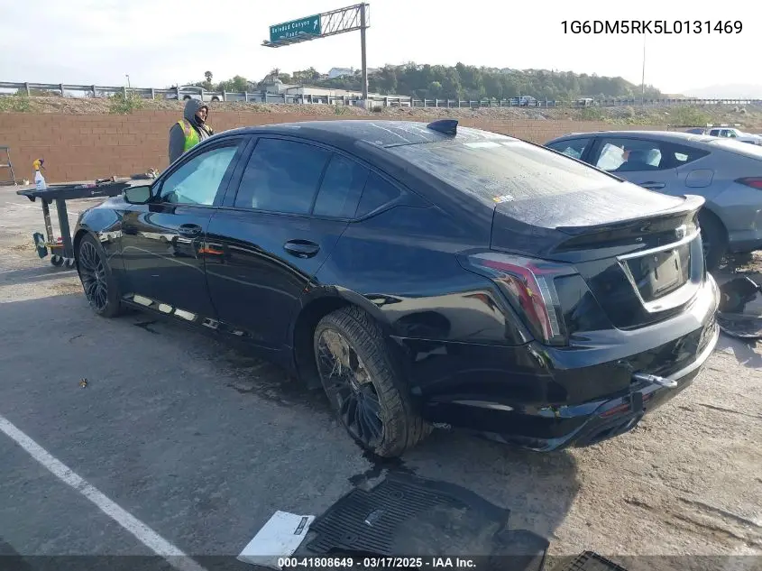 2020 Cadillac Ct5 Luxury VIN: 1G6DM5RK5L0131469 Lot: 41808649
