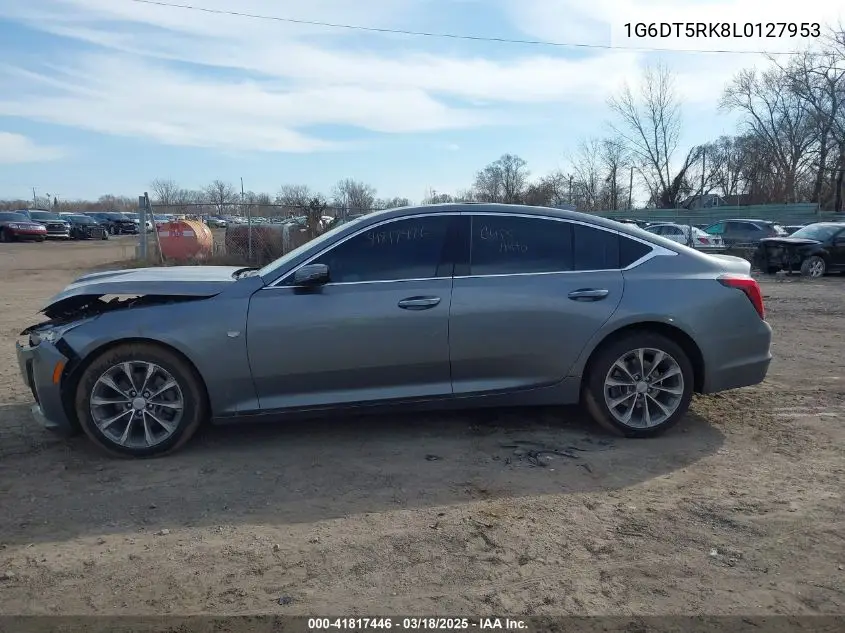 2020 Cadillac Ct5 Premium Luxury VIN: 1G6DT5RK8L0127953 Lot: 41817446