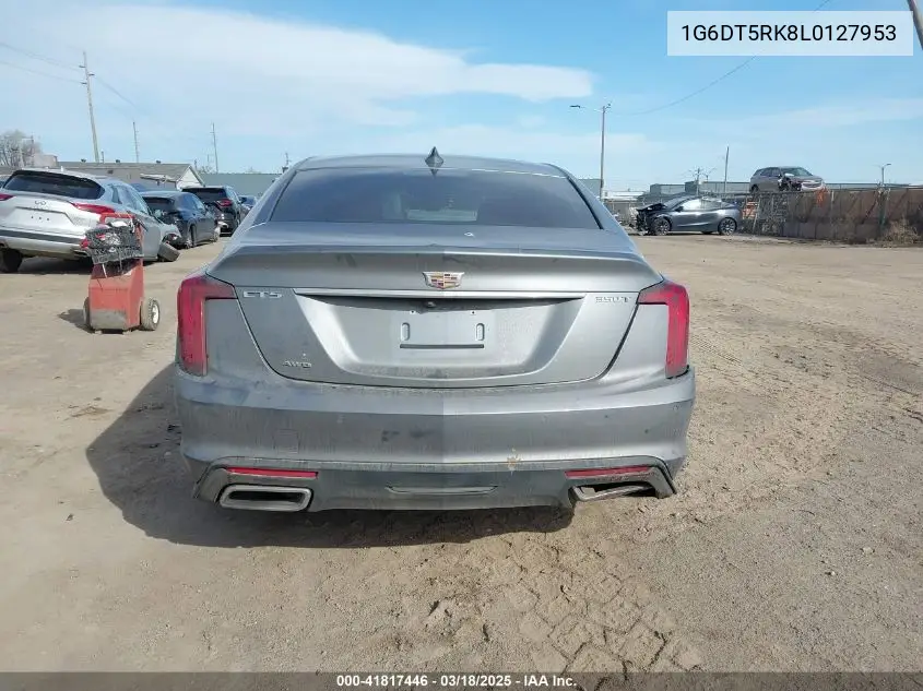 2020 Cadillac Ct5 Premium Luxury VIN: 1G6DT5RK8L0127953 Lot: 41817446