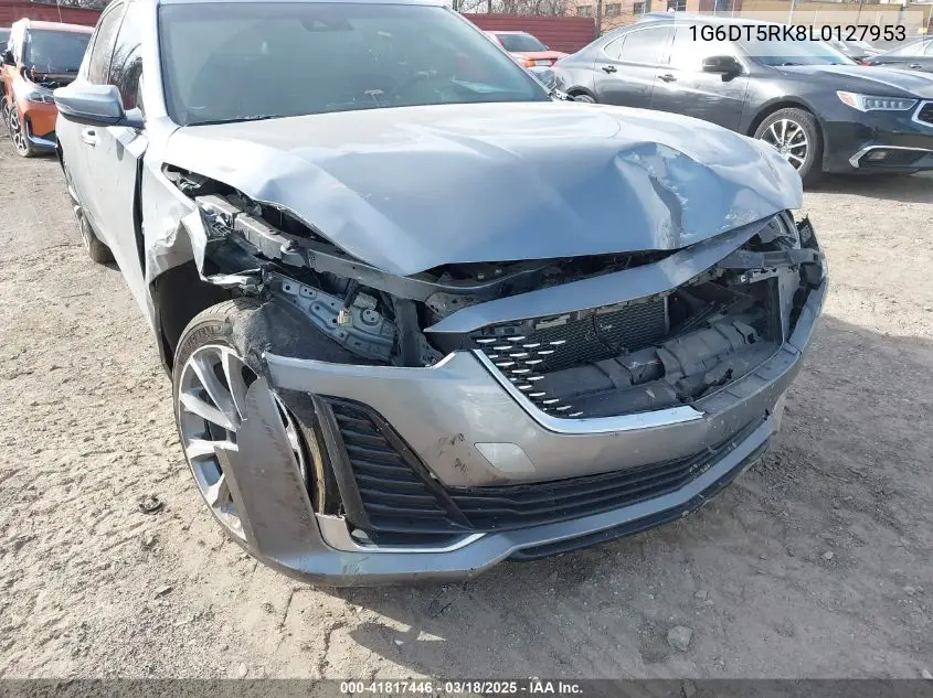2020 Cadillac Ct5 Premium Luxury VIN: 1G6DT5RK8L0127953 Lot: 41817446