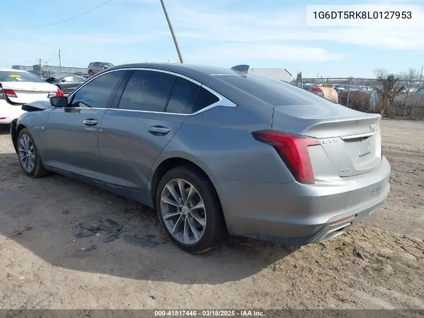 2020 Cadillac Ct5 Premium Luxury VIN: 1G6DT5RK8L0127953 Lot: 41817446