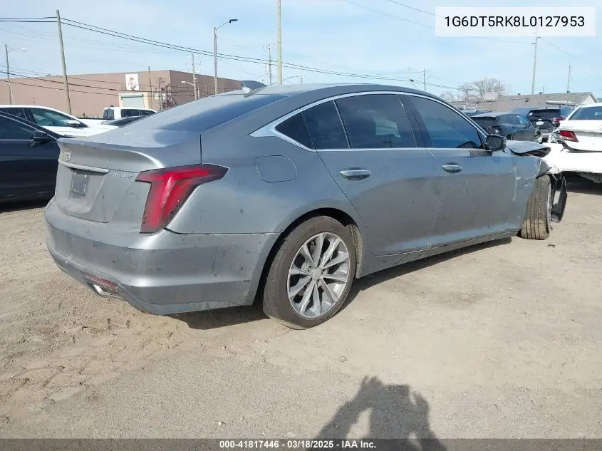 2020 Cadillac Ct5 Premium Luxury VIN: 1G6DT5RK8L0127953 Lot: 41817446