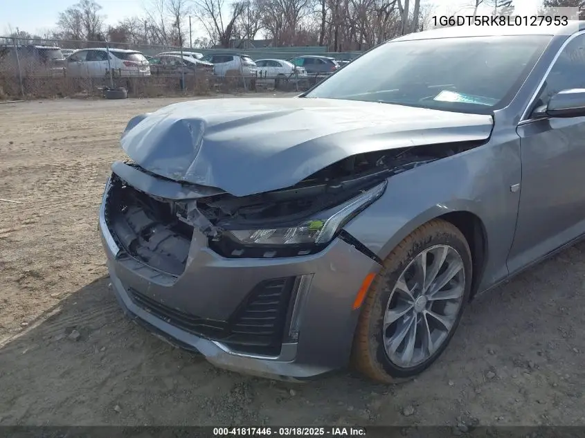 2020 Cadillac Ct5 Premium Luxury VIN: 1G6DT5RK8L0127953 Lot: 41817446