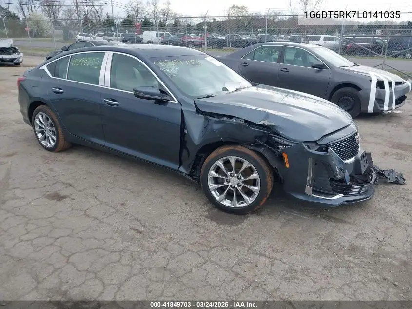 2020 Cadillac Ct5 Premium Luxury VIN: 1G6DT5RK7L0141035 Lot: 41849703