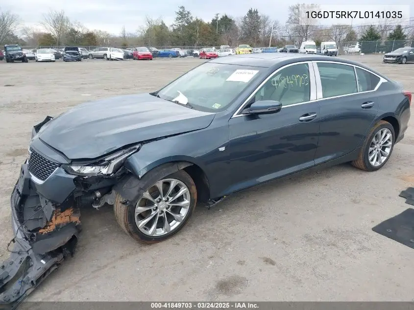 2020 Cadillac Ct5 Premium Luxury VIN: 1G6DT5RK7L0141035 Lot: 41849703