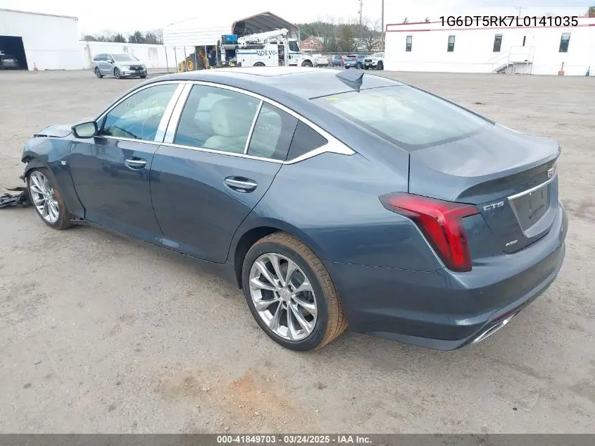 2020 Cadillac Ct5 Premium Luxury VIN: 1G6DT5RK7L0141035 Lot: 41849703
