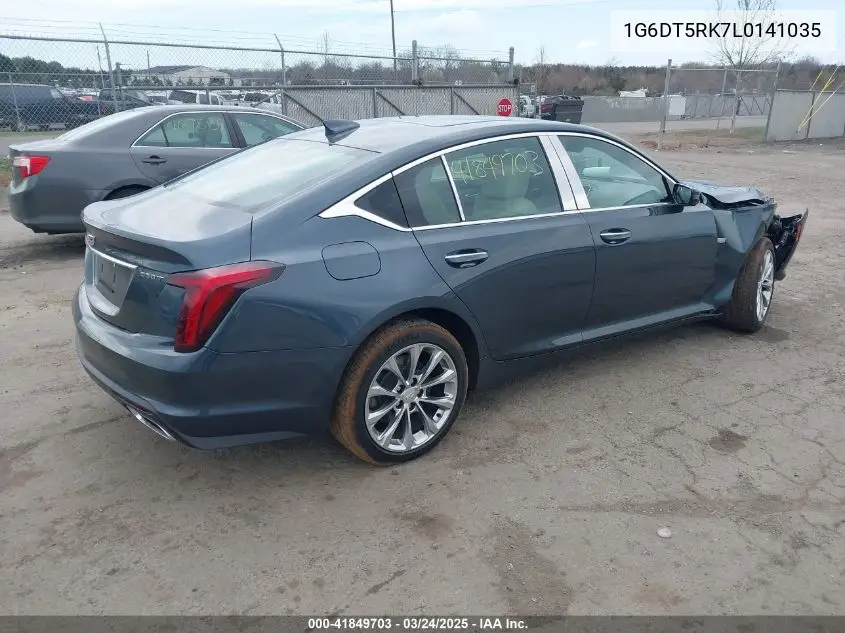 2020 Cadillac Ct5 Premium Luxury VIN: 1G6DT5RK7L0141035 Lot: 41849703