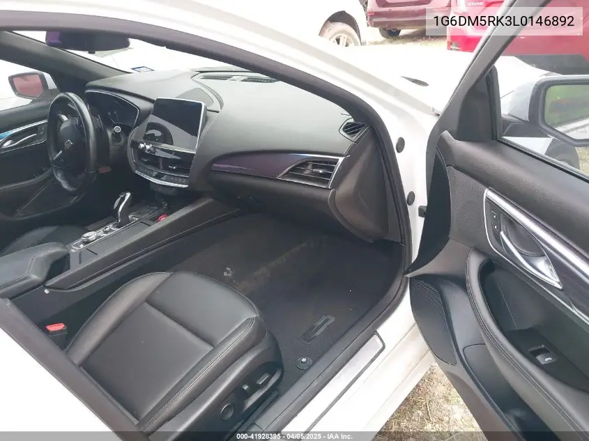 2020 Cadillac Ct5 Luxury VIN: 1G6DM5RK3L0146892 Lot: 41928395