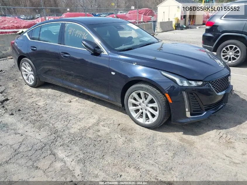 2020 Cadillac Ct5 Luxury VIN: 1G6DS5RK5L0155552 Lot: 41944496