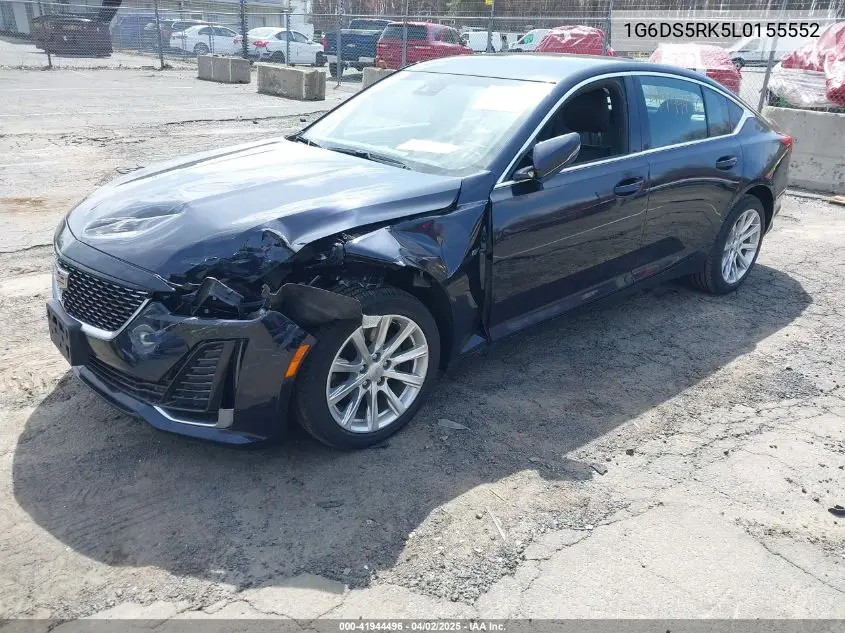 2020 Cadillac Ct5 Luxury VIN: 1G6DS5RK5L0155552 Lot: 41944496