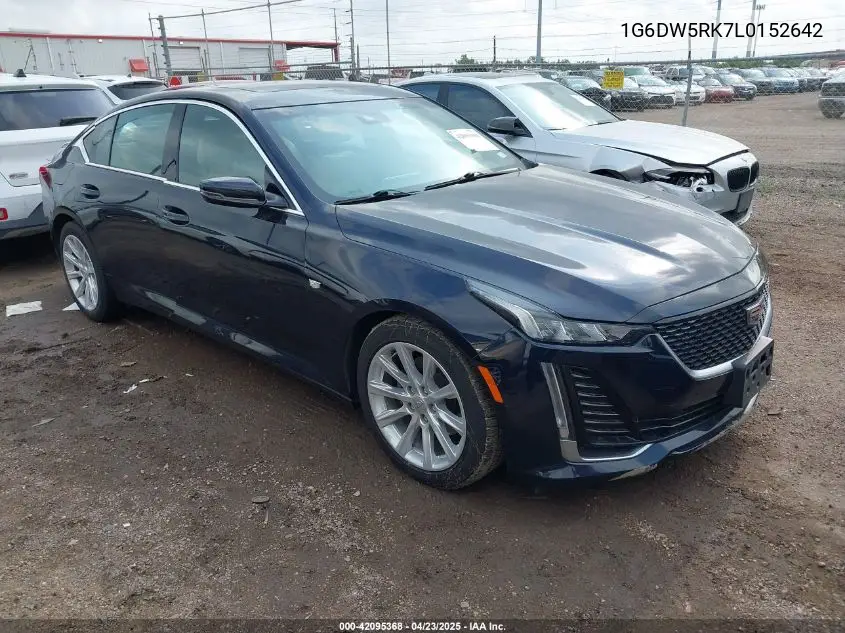2020 Cadillac Ct5 Luxury VIN: 1G6DW5RK7L0152642 Lot: 42095368