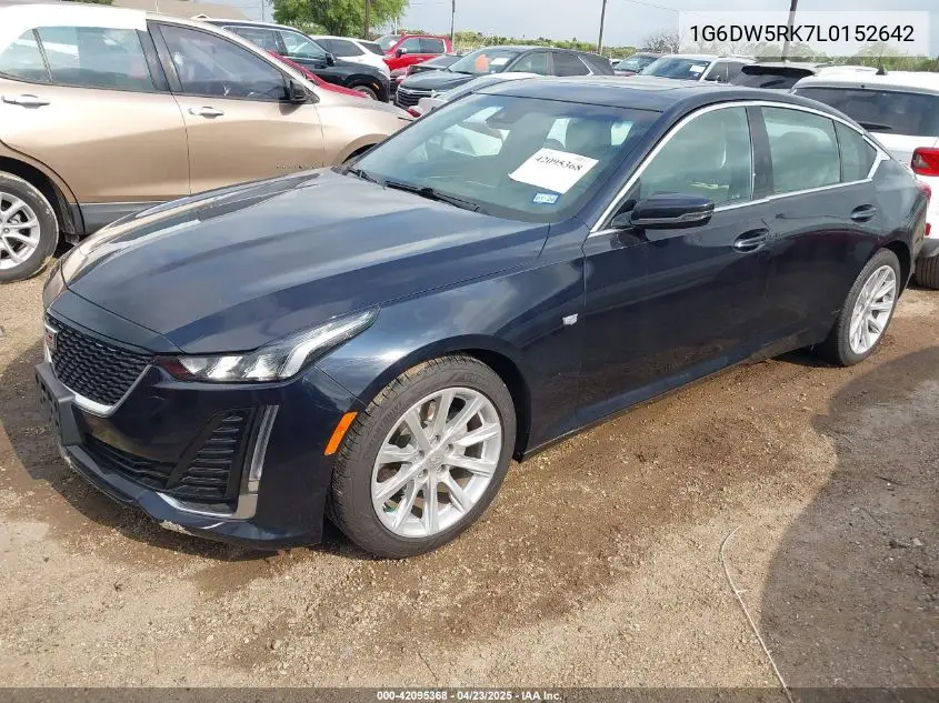 2020 Cadillac Ct5 Luxury VIN: 1G6DW5RK7L0152642 Lot: 42095368