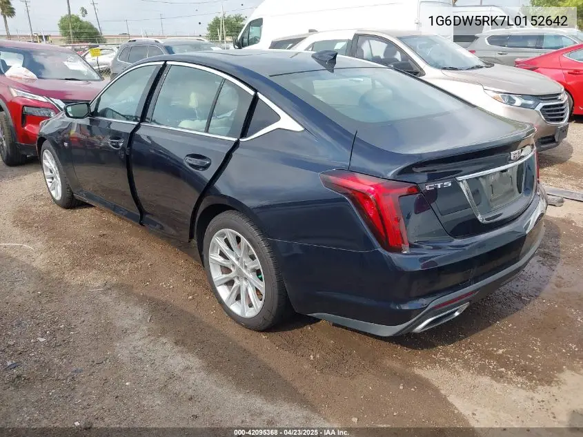 2020 Cadillac Ct5 Luxury VIN: 1G6DW5RK7L0152642 Lot: 42095368