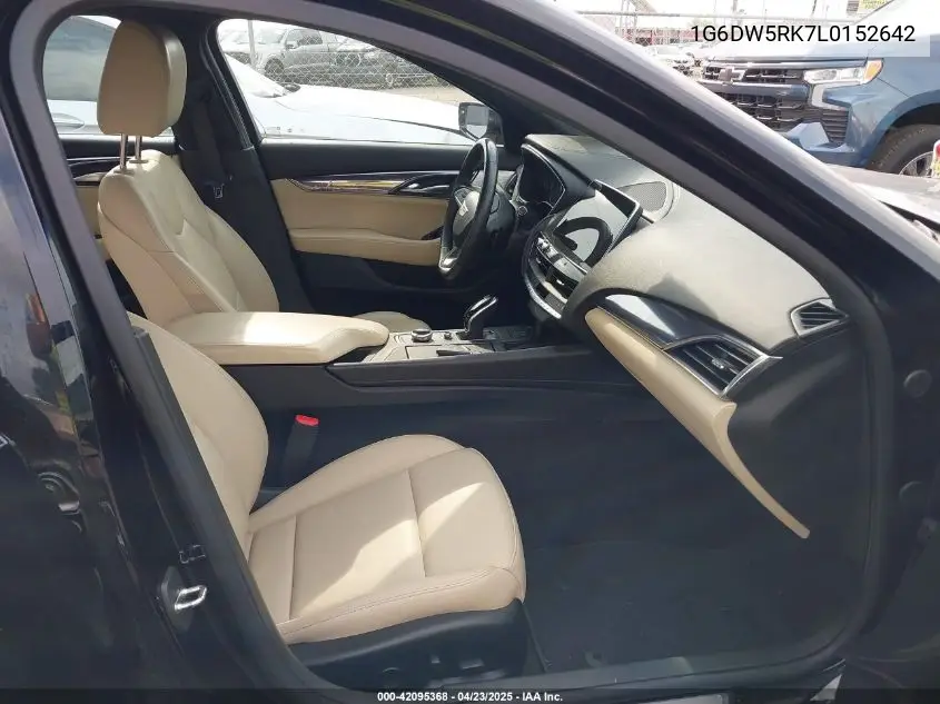 2020 Cadillac Ct5 Luxury VIN: 1G6DW5RK7L0152642 Lot: 42095368