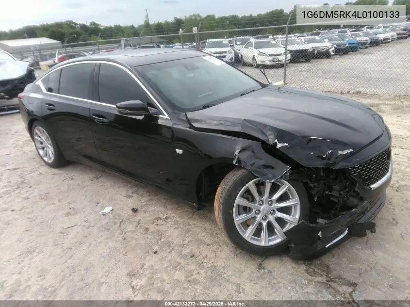 2020 Cadillac Ct5 Luxury VIN: 1G6DM5RK4L0100133 Lot: 42133272
