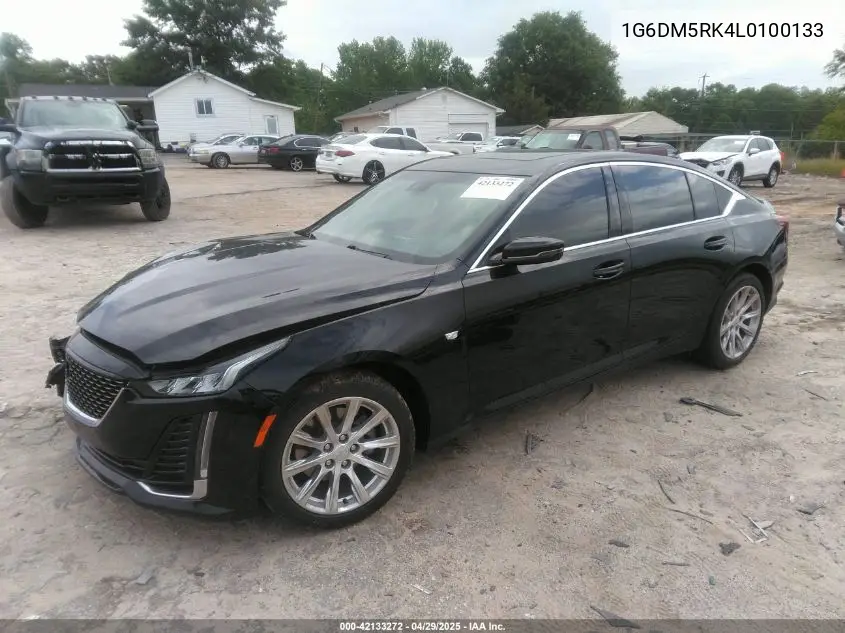 2020 Cadillac Ct5 Luxury VIN: 1G6DM5RK4L0100133 Lot: 42133272