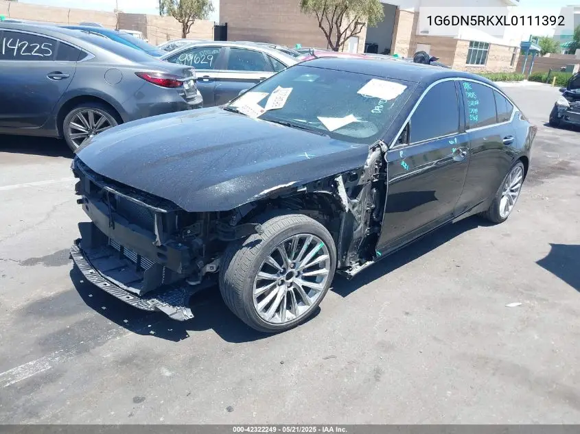 2020 Cadillac Ct5 Premium Luxury VIN: 1G6DN5RKXL0111392 Lot: 42322249