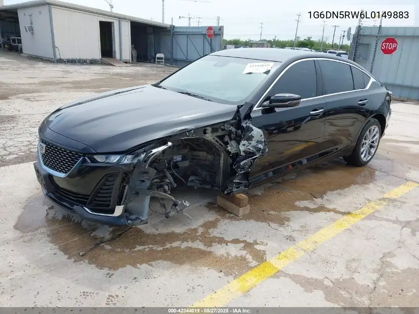 2020 Cadillac Ct5 Premium Luxury VIN: 1G6DN5RW6L0149883 Lot: 42344019