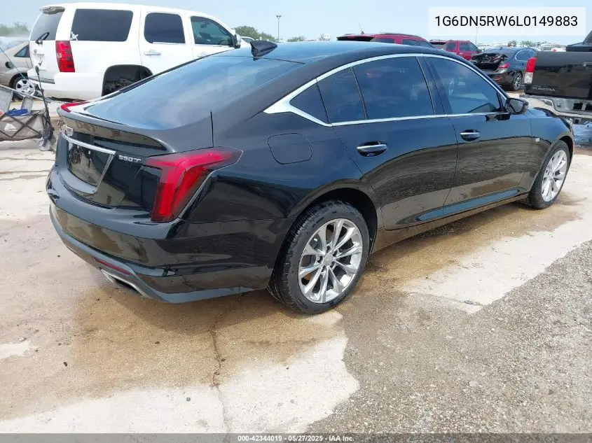 2020 Cadillac Ct5 Premium Luxury VIN: 1G6DN5RW6L0149883 Lot: 42344019