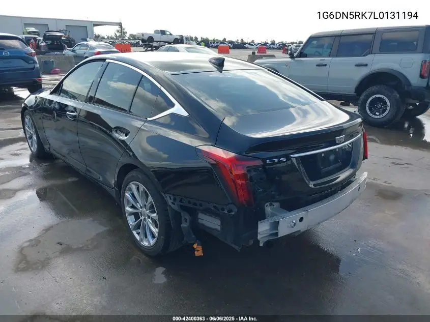 2020 Cadillac Ct5 Premium Luxury VIN: 1G6DN5RK7L0131194 Lot: 42400363