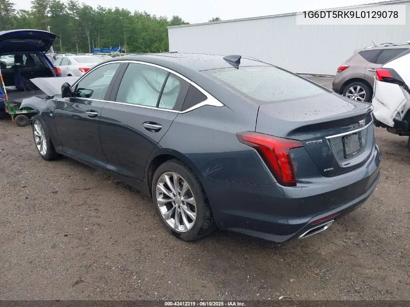 2020 Cadillac Ct5 Premium Luxury VIN: 1G6DT5RK9L0129078 Lot: 42412319