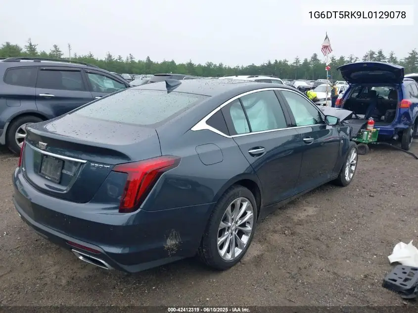 2020 Cadillac Ct5 Premium Luxury VIN: 1G6DT5RK9L0129078 Lot: 42412319