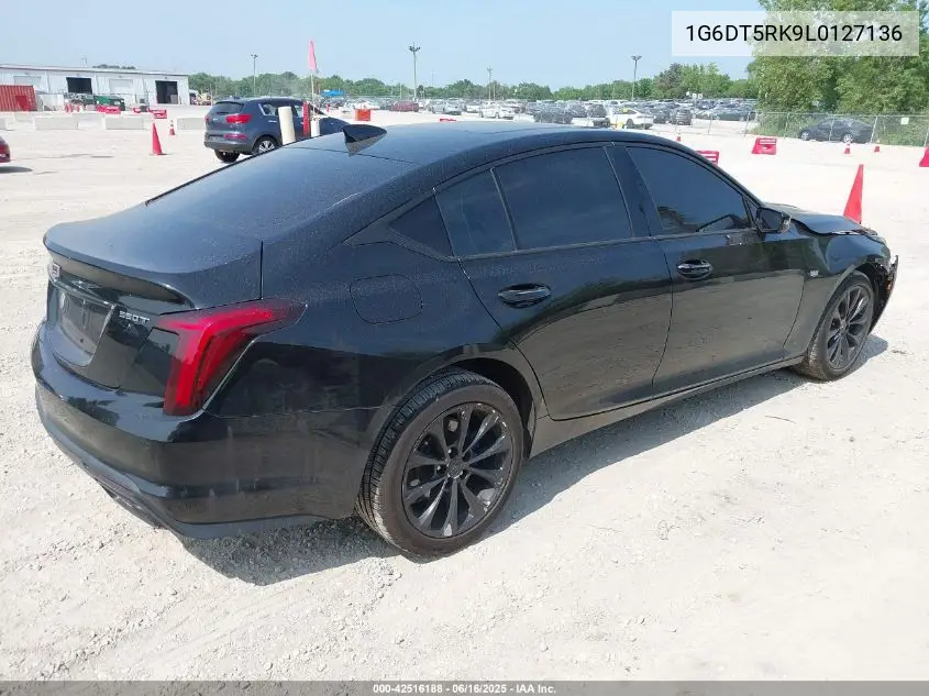 2020 Cadillac Ct5 Premium Luxury VIN: 1G6DT5RK9L0127136 Lot: 42516188