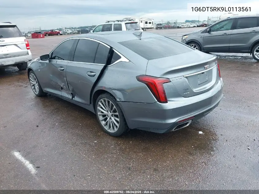 2020 Cadillac Ct5 Premium Luxury VIN: 1G6DT5RK9L0113561 Lot: 42589763