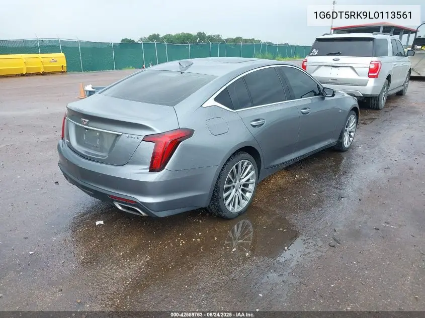 2020 Cadillac Ct5 Premium Luxury VIN: 1G6DT5RK9L0113561 Lot: 42589763
