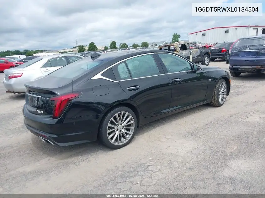 2020 Cadillac Ct5 Premium Luxury VIN: 1G6DT5RWXL0134504 Lot: 42674956
