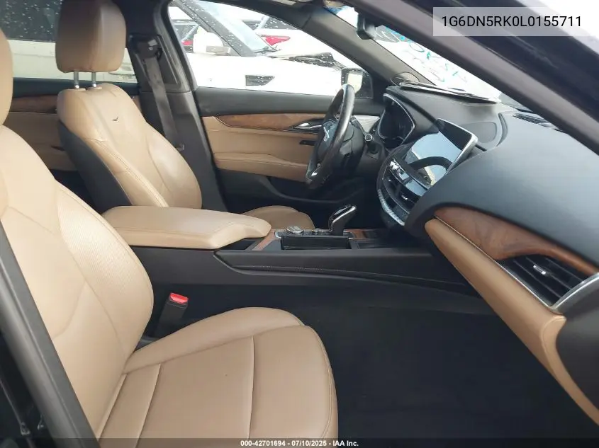 2020 Cadillac Ct5 Premium Luxury VIN: 1G6DN5RK0L0155711 Lot: 42701694