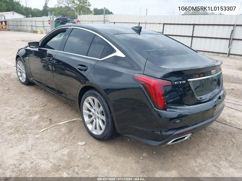 2020 Cadillac Ct5 Luxury VIN: 1G6DM5RK1L0153307 Lot: 42710383
