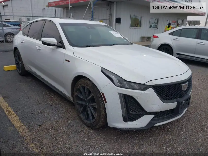 2021 Cadillac Ct5 V-Series VIN: 1G6DV5RW2M0128157 Lot: 41928263