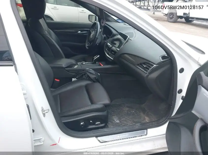 2021 Cadillac Ct5 V-Series VIN: 1G6DV5RW2M0128157 Lot: 41928263