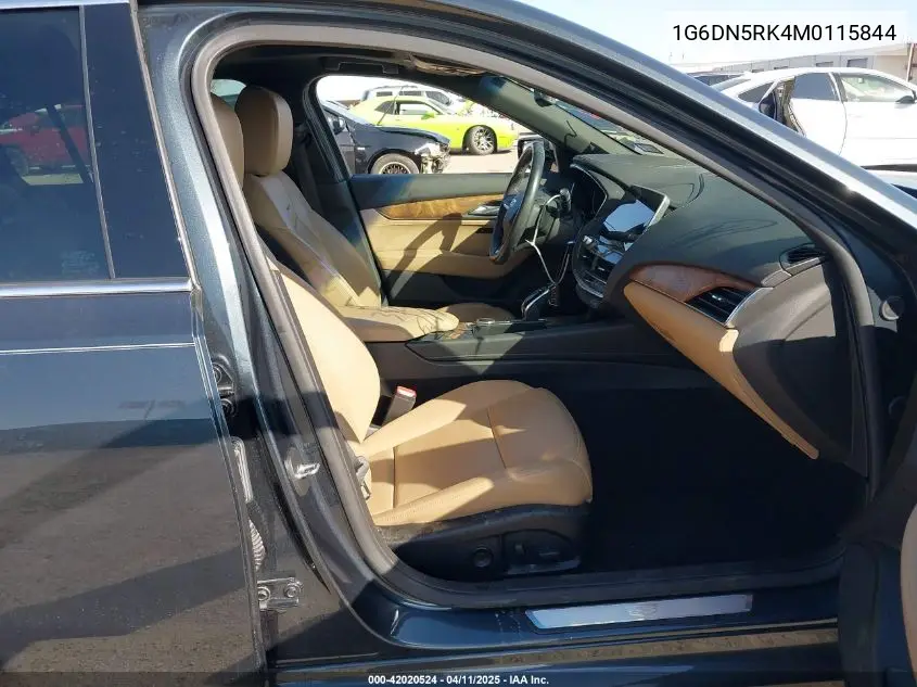 2021 Cadillac Ct5 Premium Luxury VIN: 1G6DN5RK4M0115844 Lot: 42020524